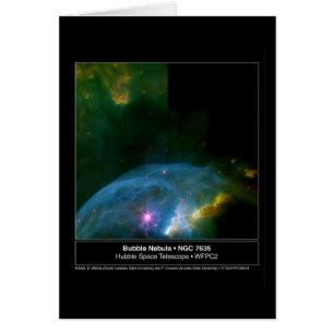 Bubble Nebula 7635 Hubble Telescope