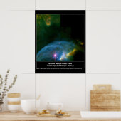 Bubble Nebula 7635 Hubble Telescope Poster (Keuken)