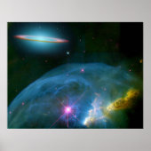 Bubble Nebula en Poster (Voorkant)