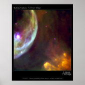 Bubble Nebula - NGC 7635 Hubble Telescope Poster (Voorkant)