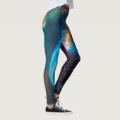 Bubble Nebula Space Astronomie Cosmic Leggings (Rechts)