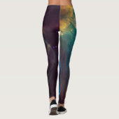 Bubble Nebula Space Astronomie Cosmic Leggings (Achterkant)