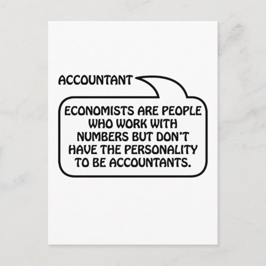 Bubble offerte accountant briefkaart (Voorkant)