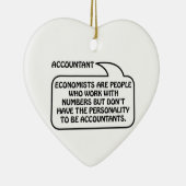 Bubble offerte accountant keramisch ornament (Rechts)