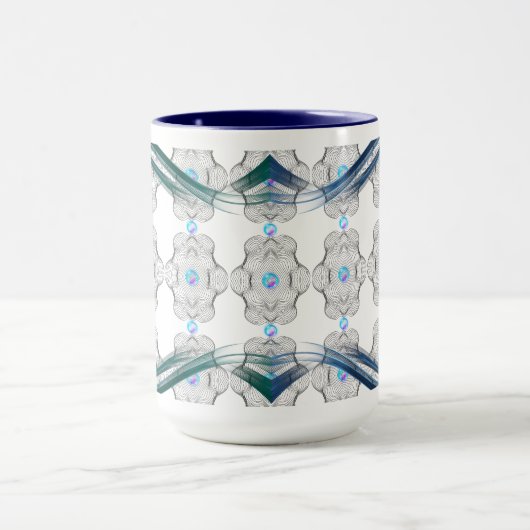 Bubble-ontwerp met gecombineerde Mok (Midden)