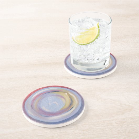 Bubble Orb Coaster Zandsteen Onderzetter (Zijkant)