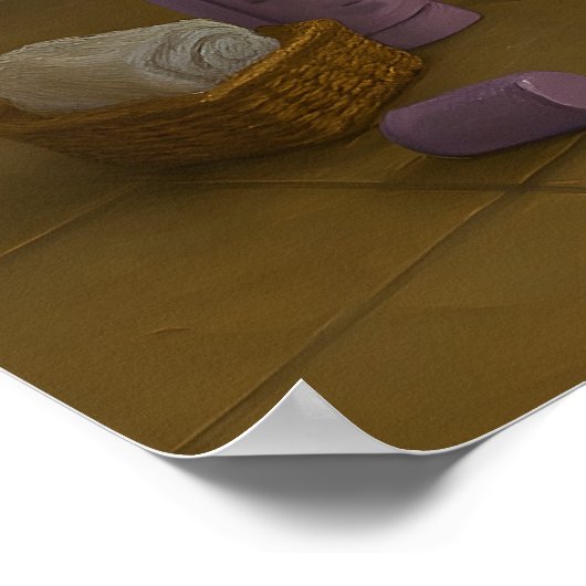 Bubble Overflow - Painterly Style Indoor Art Poster (Hoek)