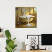 Bubble Overflow - Painterly Style Indoor Art Poster (Thuiskantoor)