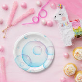Bubble Paper Borden, 7 inch Papieren Bordje (Feest)
