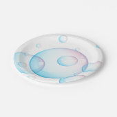 Bubble Paper Borden, 7 inch Papieren Bordje (Gekanteld)