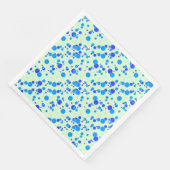 Bubble patroon C01.blue LGreen BG Servet (Hoek)