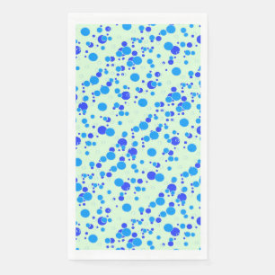 Bubble patroon C01.blue LGreen BG Servet