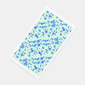 Bubble patroon C01.blue LGreen BG Servet (Hoek)