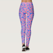 Bubble patroon C01.blue Roze BG Leggings (Achterkant)