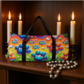 Bubble Paw Print Rainbow Travel Plunjezak