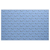 Bubble Penguins Fabric (lichtblauw) Stof (Fat Quarter)