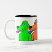 BUBBLE-PIPE DOGS $14,95 TWEEKLEURIGE KOFFIEMOK (Links)