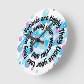 Bubble Poem Wall klok voor badkamer of Kinderen ka (Hoek)