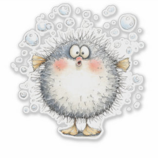 Bubble Poffertje Sticker