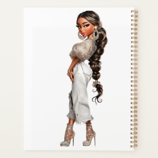 Bubble Ponytail Planner (Achterkant)