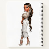 Bubble Ponytail Spiraal Notebook Notitieboek (Achterkant)
