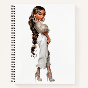 Bubble Ponytail Spiraal Notebook Notitieboek