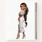Bubble Ponytail Spiral Notebook Notitieboek (Achterkant)