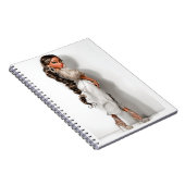 Bubble Ponytail Spiral Photo Notebook Notitieboek (Rechterzijde)