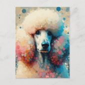 Bubble Poodle Briefkaart (Voorkant)