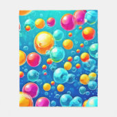 Bubble Pop Delight Fleece Deken (Voorkant)