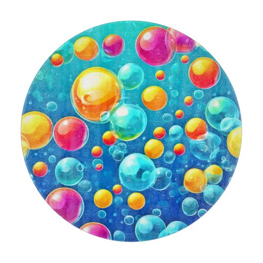 Bubble Pop Delight Snijplank (Voorkant)