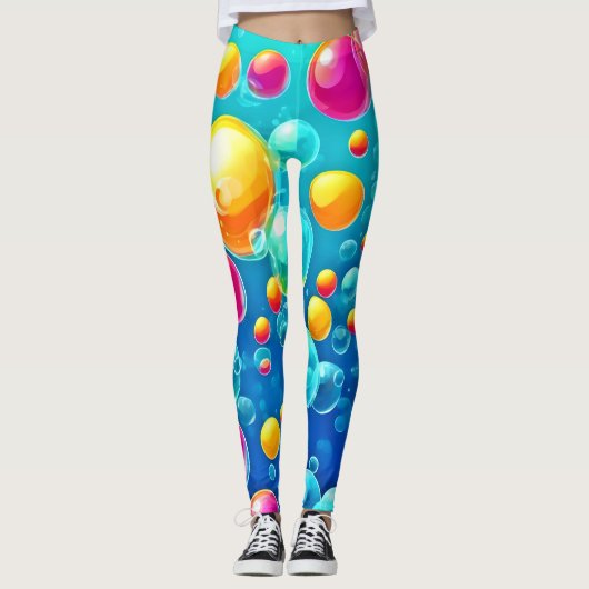 Bubble Pop Genoegen Leggings (Voorkant)