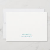 Bubble Pop Meisje Foto Verjaardag Uitnodiging (Achterkant)