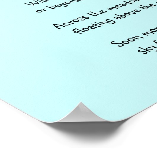 Bubble Poster voor kinderen (Hoek)