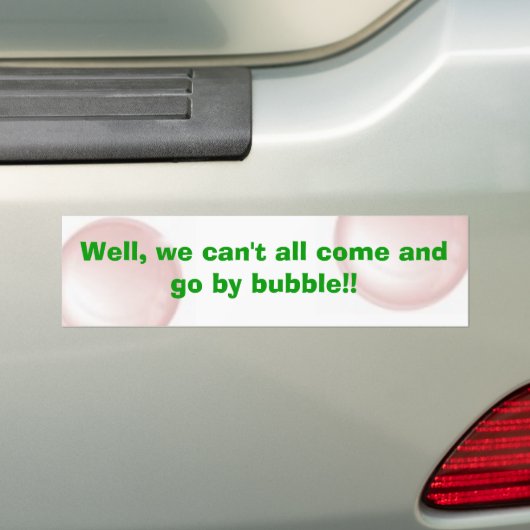 Bubble Quote Bumpersticker (Op auto)