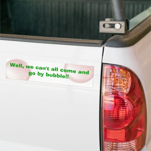 Bubble Quote Bumpersticker (Op Truck)