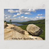 Bubble Rock Acadia Park, ME Briefkaart (Voorkant)