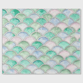 Bubble Scallops design op pakpapier (Vlak)