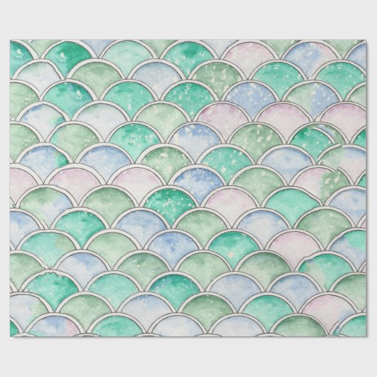 Bubble Scallops design op pakpapier (Vlak)