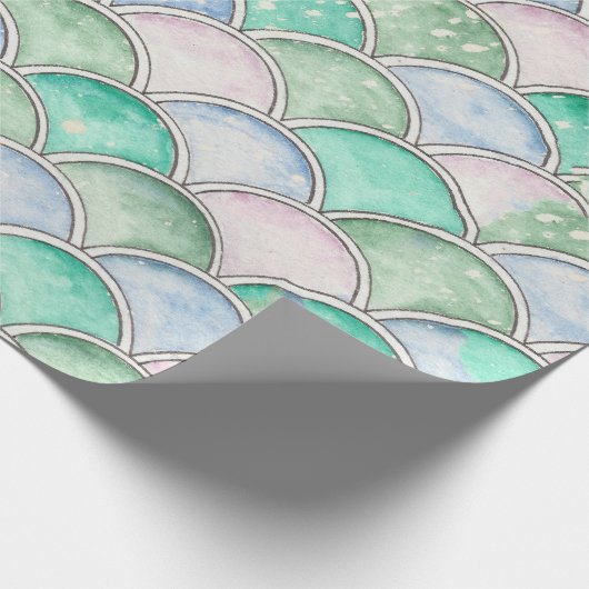 Bubble Scallops design op pakpapier (Hoek)