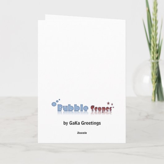 Bubble scope-kanker kaart (Achterkant)