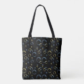 Bubble Shapes Pattern Tote Bag (Achterkant)