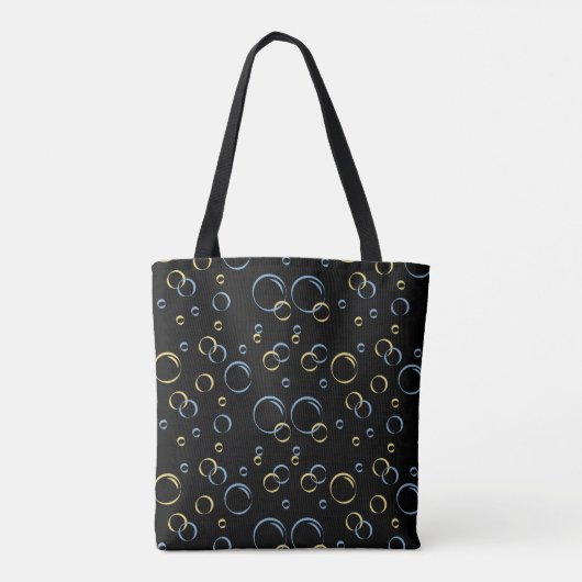 Bubble Shapes Pattern Tote Bag (Achterkant)