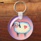 BUBBLE SHEEP VAN SHARON SHARPE SLEUTELHANGER (Voorkant)