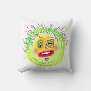 Bubble Smile Meemogie Emoji Kunst Kussen