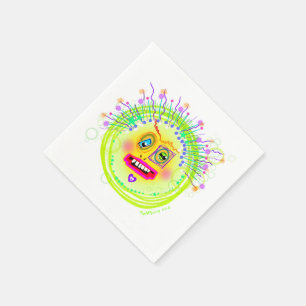 Bubble Smile Meemogie Emoji Kunst Servet