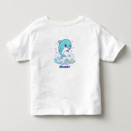 Bubble Splash Dolfijn Cute Oceaan Dier Aangepast Kinder Shirts