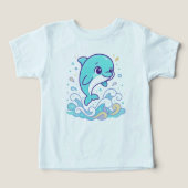 Bubble Splash Dolfijn Schattig Zee Dier Aangepast (Design voorkant)
