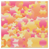 Bubble Stars Sherbet Stof (Close Up)