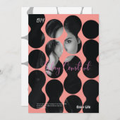 Bubble Stijlvolle cover uitnodiging sjabloon (Voorkant / Achterkant)